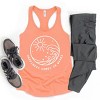 Simply Sage Market Happiness Comes In Waves Circle Racerback Tank - 3 of 3