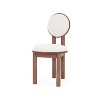 Christopher Knight Home Mara Contemporary Upholstered Rubberwood Armless Dining Chair (Set of 2) - 4 of 4