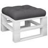 vidaXL Pallet Cushion Anthracite 23.6"x24.2"x3.9" Fabric - 3 of 4