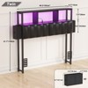 Aheaplus Upholstered Headboard with Storage Bags - 4 of 4