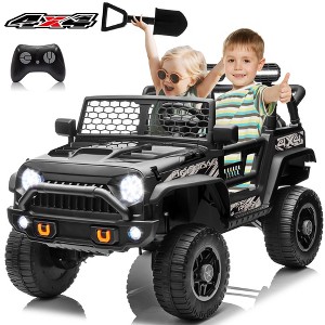 JOYRACER 24V 4WD 4-Wheeler Ride-On Truck Toys, 2-Seater Kids Electric Car w/ Remote, 7AH Battery, Spring Suspension, Bluetooth, Gift for Boys & Girls - 1 of 4