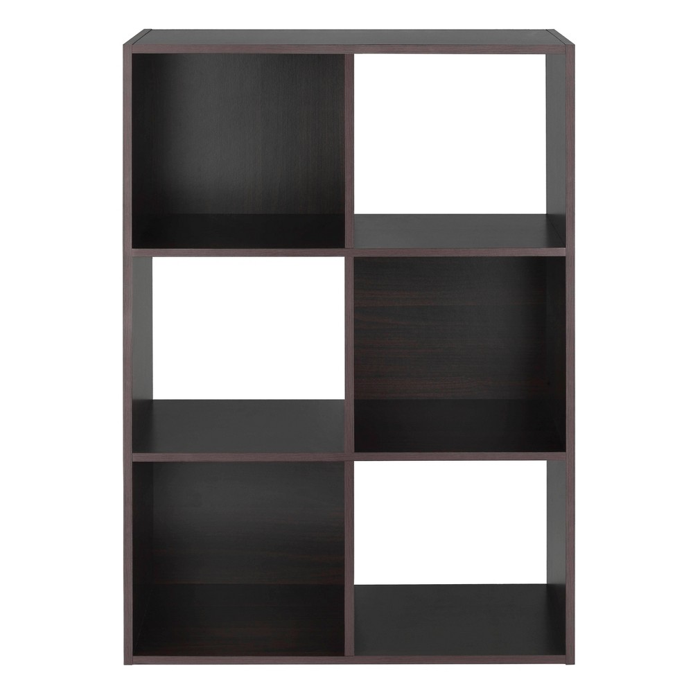 Photos - Wall Shelf Whitmor 6 Section Cube Organizer Brown