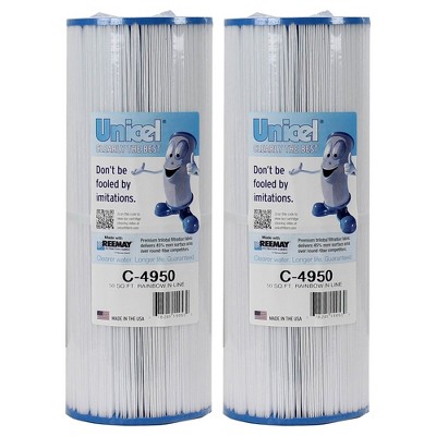 Unicel C-4950 50 Square Foot Media Replacement Pool Hot Tub Spa Filter Cartridge with 212 Pleats
