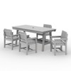 Hyleory HDPE Outdoor Dining Set, 5-Piece Patio Table and Chairs Set, All-Weather Dining Furniture for Backyard, Deck, or Garden - 2 of 4
