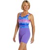 Sporti Sporti HydroLast Malibu Sunrise Chlorine Resistant Scoop Back Unitard One Piece Swimsuit Malibu Sunrise 8 - 3 of 4