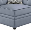 Acme Furniture Bois II Modular Corner Sectional Piece Gray Velvet - 2 of 4