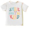 The Juniper Shop Mini Smiley Smile and Be Kind Aria Toddler Short Sleeve Tee - 2 of 4
