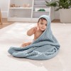Baby Hooded Muslin Cotton Towel for Kids by Comfy Cubs - 4 of 4