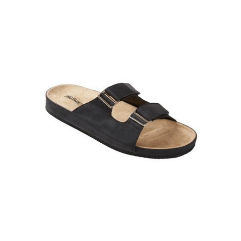 Wide Fit Buckle Slide Black