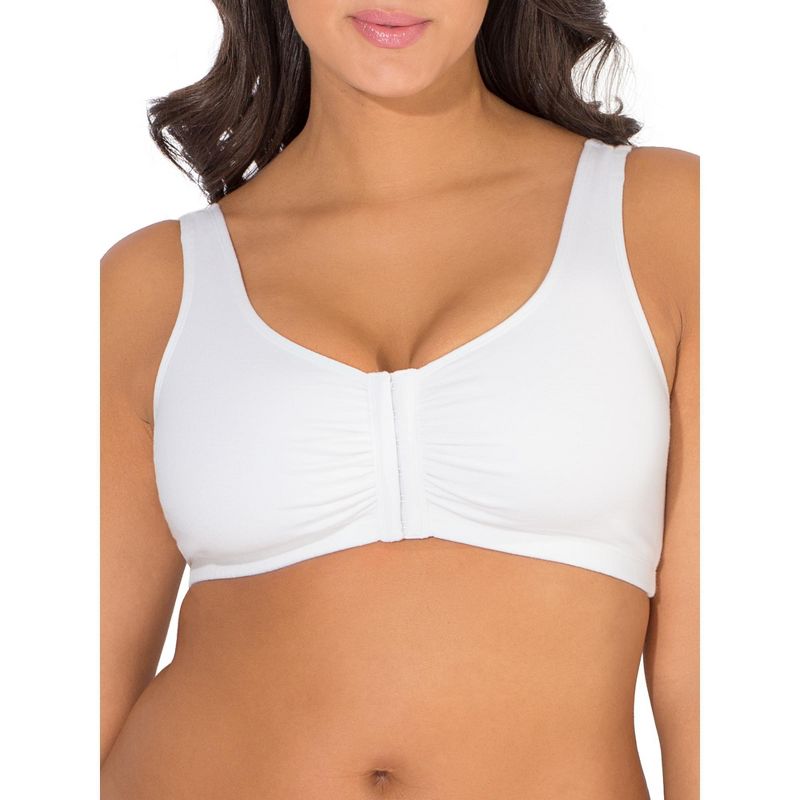 Fruit of the Loom Women's Beyond Soft Front Closure Cotton Bra, 4 of 7