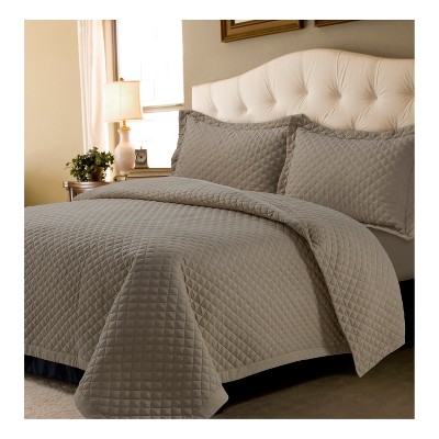 taupe quilt bedding