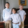 Hope & Henry Boys' Organic V-Neck Cricket Sweater Vest, Kids - 4 of 4