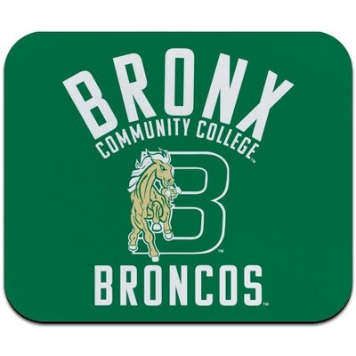Bronx Community College Broncos Logo Low Profile Thin Mouse Pad
