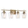 Savoy House Octave 4 - Light Vanity in  Warm Brass - 2 of 3
