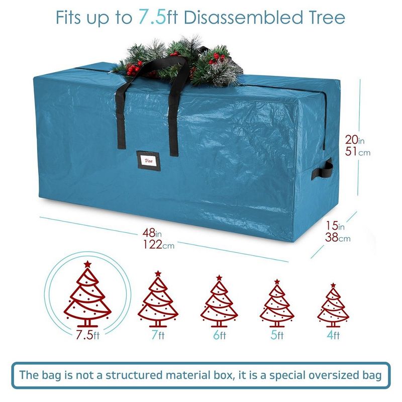 Hearth & Harbor Christmas Tree Storage Bag, 2 of 8