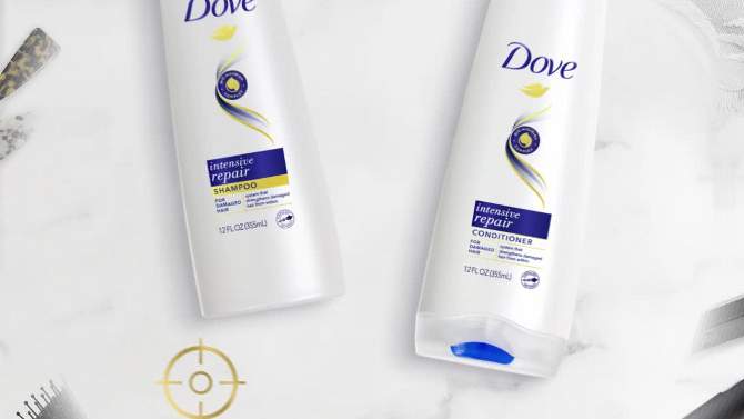 Dove Beauty Intensive Repair Shampoo &#38; Conditioner Set for Damaged Hair - 12 fl oz/ 2ct, 2 of 9, play video