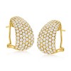 Ross-Simons 3.00 ct. t.w. Pave Diamond Earrings in 14kt Yellow Gold - 4 of 4
