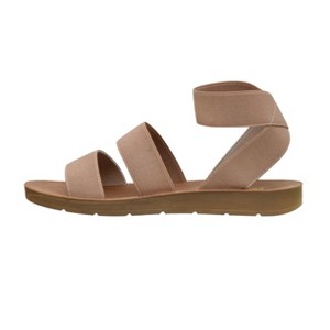 CUSHIONAIRE Indego Stretch Sandal – Lightweight Slip-On with Memory Foam & Soft Straps for All-Day Support | Casual or Dressy Summer Sandals for Women - 1 of 4