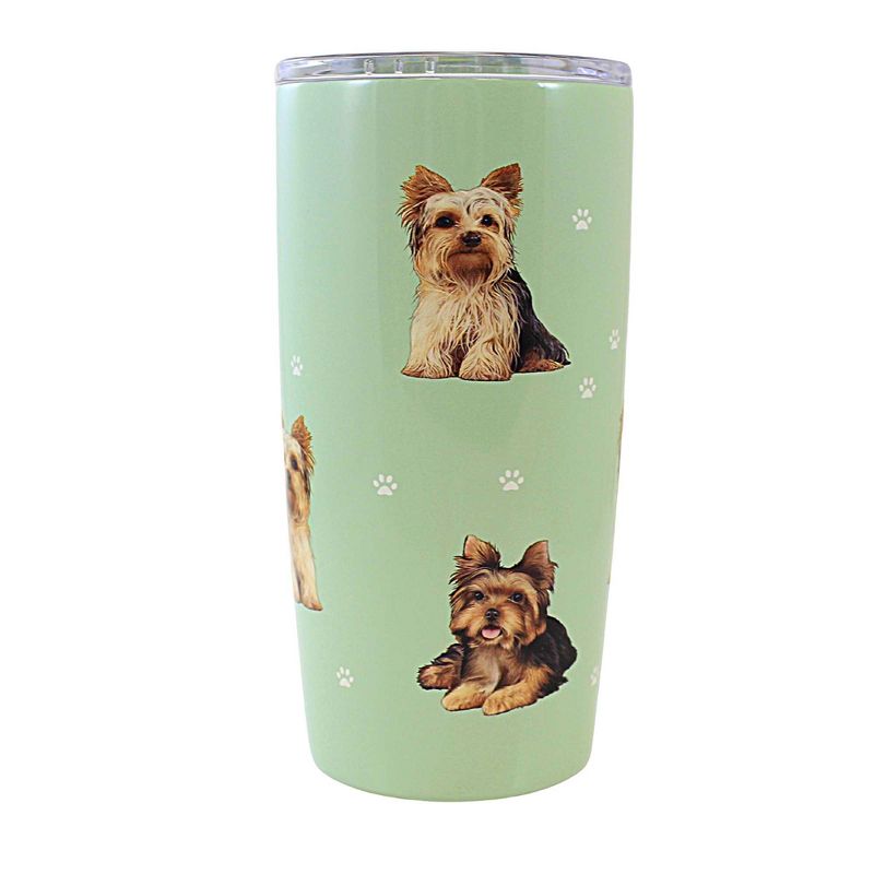 E & S Imports 7.0 Inch Yorkie Serengeti Hot Or Cold Beverages Tumblers, 1 of 4