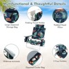 Tangkula 4 PCS Beach Chair 5-Position Outdoor Reclining Chairs w/ Head Pillow & Storage Bag - 2 of 4