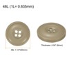 Unique Bargains Resin DIY Craft Flat 4-Hole Sewing Buttons 10 Pcs - 2 of 4