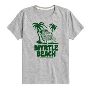 Boys' - Instant Message - Myrtle Beach Alligator Short Sleeve Graphic T-Shirt - 1 of 4