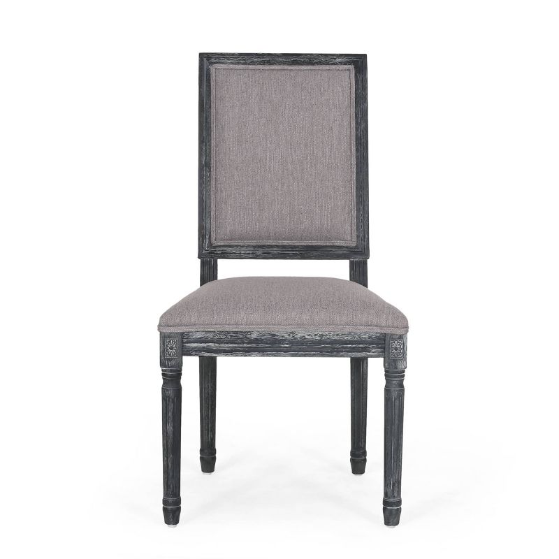 2pk Regina French Country Wood Upholstered Dining Chairs  - Christopher Knight Home, 4 of 13