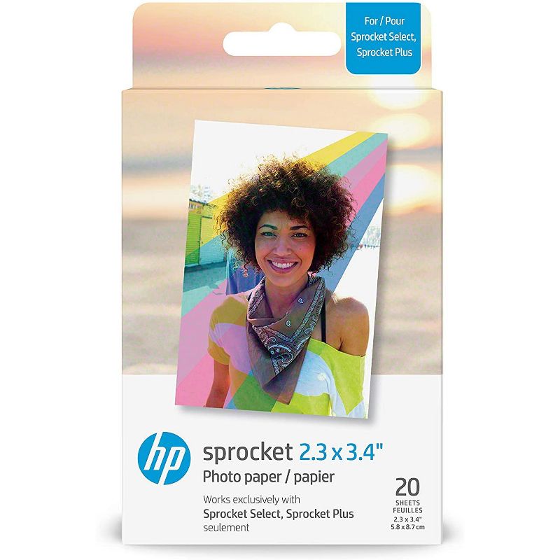 HP Sprocket 2.3 x 3.4" Premium Zink Sticky Back Photo Paper Compatible with HP Sprocket Select and Plus Printers., 3 of 5