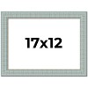 PosterPalooza | Refined Blue Picture Frame - UV Acrylic, Backing Board, Hanging Hardware Included - 2 of 4