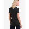 ellos Plus Size Drapey V-Neck Tee - 4 of 4