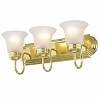 Livex Lighting Riviera 3 - Light Vanity in  Polished Brass - 3 of 4