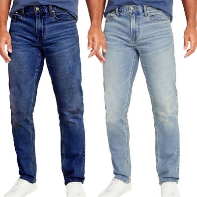 dark wash-light blue