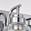 Chloe Lighting Thierry Transitional 4 Light Chrome Bath Vanity Fixture 30" Wide - 3 of 4