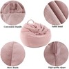 Itopfox Stuffed Animal Storage Bean Bag Chair Cover for Kids & Adults - Soft Corduroy, No Filler, Pets Bed, Plush Toy Organizer, Memory Foam Holder - 2 of 4