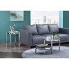 Acme Furniture Abbe Coffee Glass Table Chrome Finish - 2 of 4