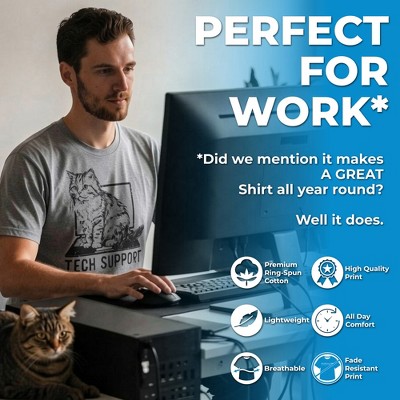 Мужские футболки Crazy Dog T-Shirts, Inc. Mens Funny T Shirts You Cant Have A Bad Day At Work If You Dont Go Sarcastic Graphic Novelty Tee For Men - Crazy Dog Men's T Shirt For the Office XL — фото 3