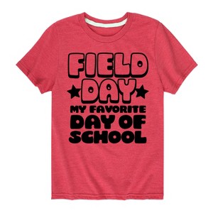 Boys' - Instant Message - Field Day Favorite Day Of School Short Sleeve Graphic T-Shirt - 1 of 4