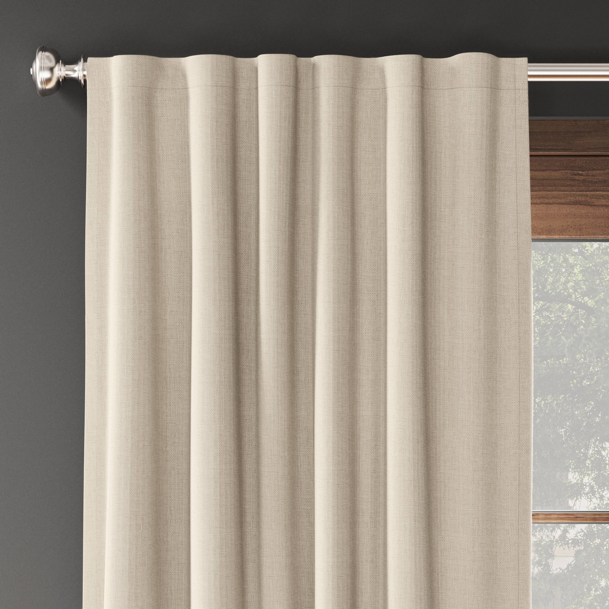2pk 50"x84" Blackout Aruba Curtain Panels Natural - Threshold™