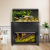 ELJGET Aquarium Stand with Power Outlets & Storage, Double Tank Metal Fish Tank Stand for Fish Reptile Turtle Tanks - 2 of 4