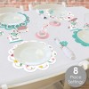 Big Dot of Happiness Colorful Floral Happy Mother's Day We Love Mom Party Paper Charger and Table Decorations Chargerific Kit Place Setting for 8 - 2 of 4