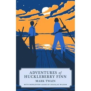 Adventures of Huckleberry Finn (Canon Classic Worldview Edition) - Large Print by  Mark Twain (Paperback) - 1 of 1