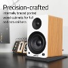 Fluance Ai41 Powered 2-Way 2.0 Stereo Bookshelf Speakers with 5" Drivers 90W Amplifier for Turntable Bluetooth w/ Stands - image 4 of 4