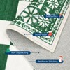 Rugs for Living Room, Checkered Christmas Rugs for Holiday Decor, Non Slip Low Pile - 4 of 4