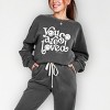 Simply Sage Market S.W.Smiley You Are So Loved Lightweight Garment Dyed Sweatshirt - 2 of 4