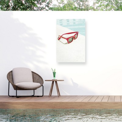 Trademark Fine Art - Pictufy Studio III Pool 7 Matted Framed Art
