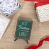 Pavilion Gift Company - Best - 4" Acrylic Chalkboard Plaque - Wall Sign Panels - 3 of 4