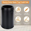 17 Gallon/65 Liter Swing Top Trash Can - 2 of 4