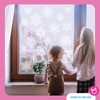 Big Dot of Happiness Snowflakes Window Clings, Reusable Winter Holiday Party Window Sticker Decor, White Snowflake Decals, Christmas Static Clings - 2 of 4