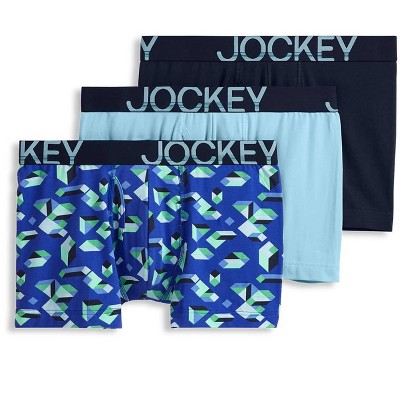 Jockey Men's ActiveStretch 4" Boxer Brief - 3 Pack