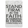 Dicksons Stand Firm in Faith Grey Geometric 4 inch Paper Pocket Card Bookmark Pack of 12 - 2 of 4